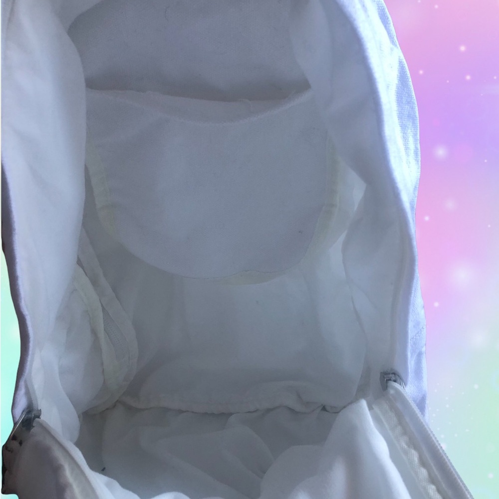 Stylish White Women's Backpack - Picture 10 of 13